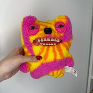 Fuggler Funny Ugly Monster Laboratory Misfits Old Tooth Pink Orange Plush Toy